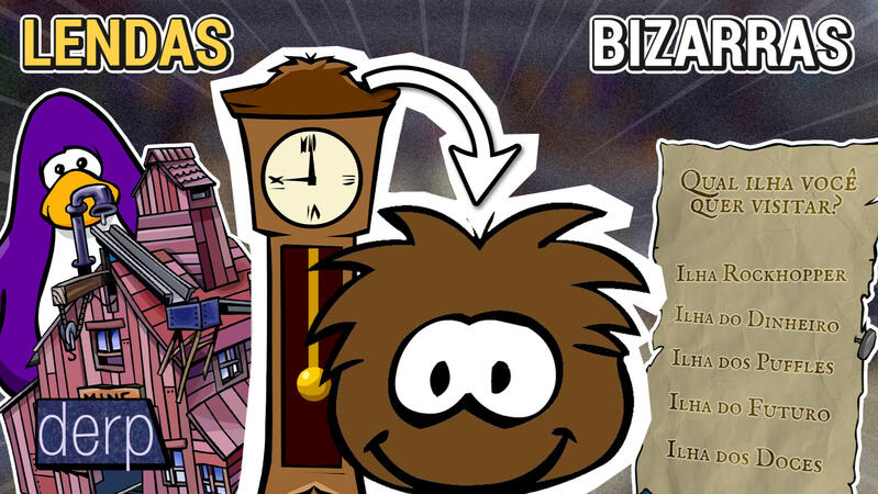 As Lendas Bizarras do Club Penguin (derp)